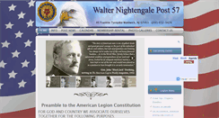 Desktop Screenshot of legionpost57.org